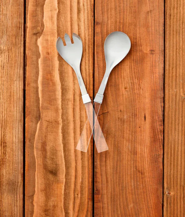 Acrylic Salad Server Set - Image 2