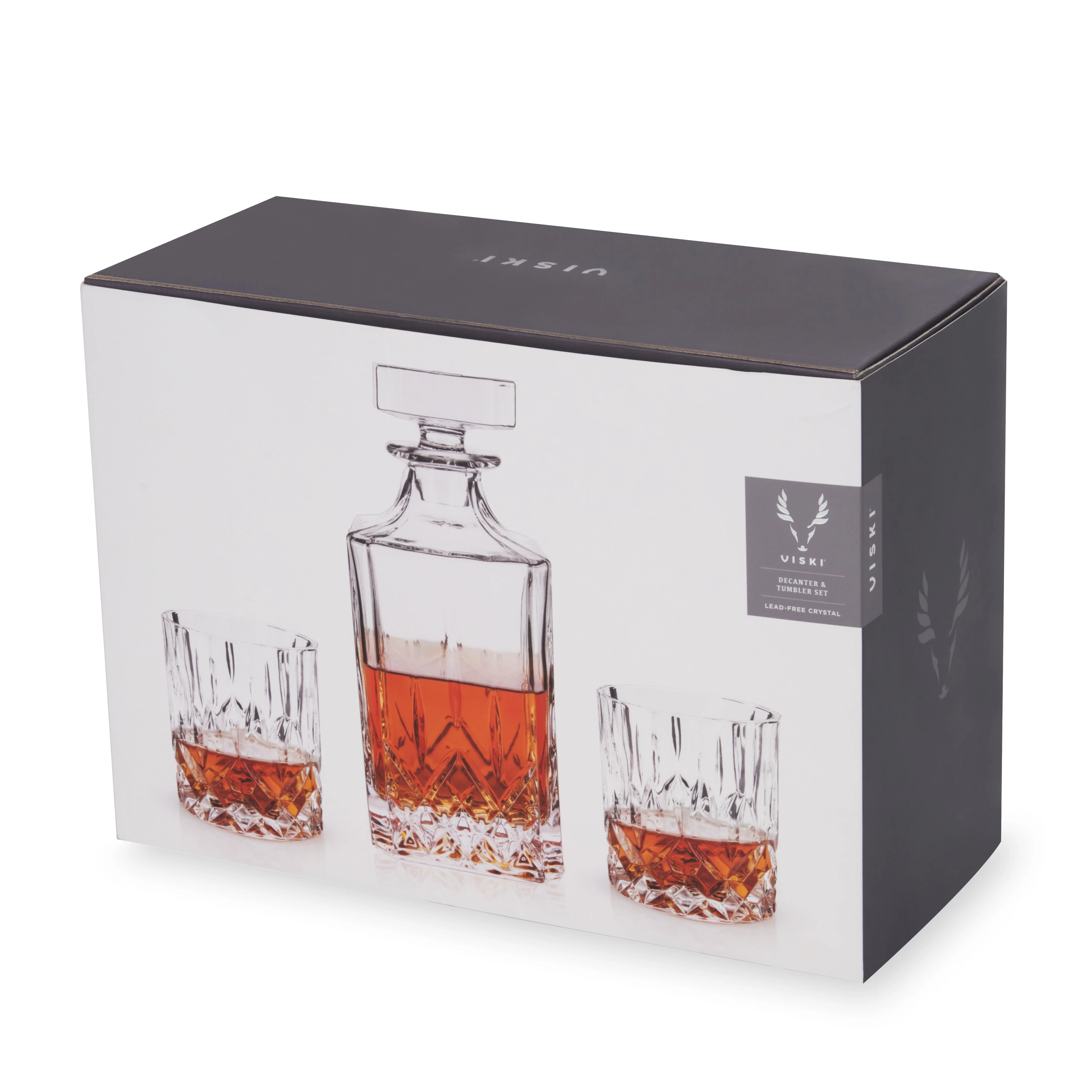 Admiral 3-Piece Decanter & Tumbler Set - Image 2