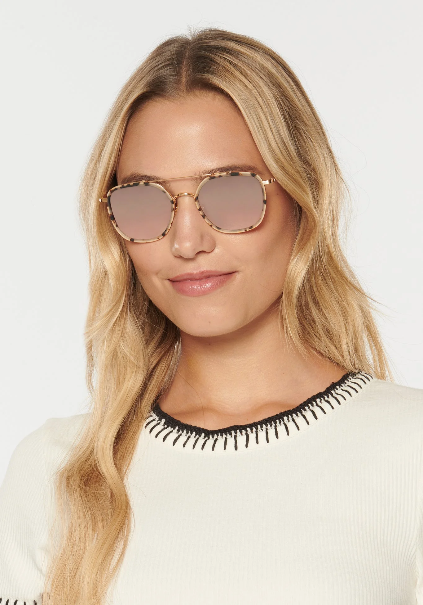 Austin Eyewear- 24K Titanium + Matte Oyster Mirrored - Image 4