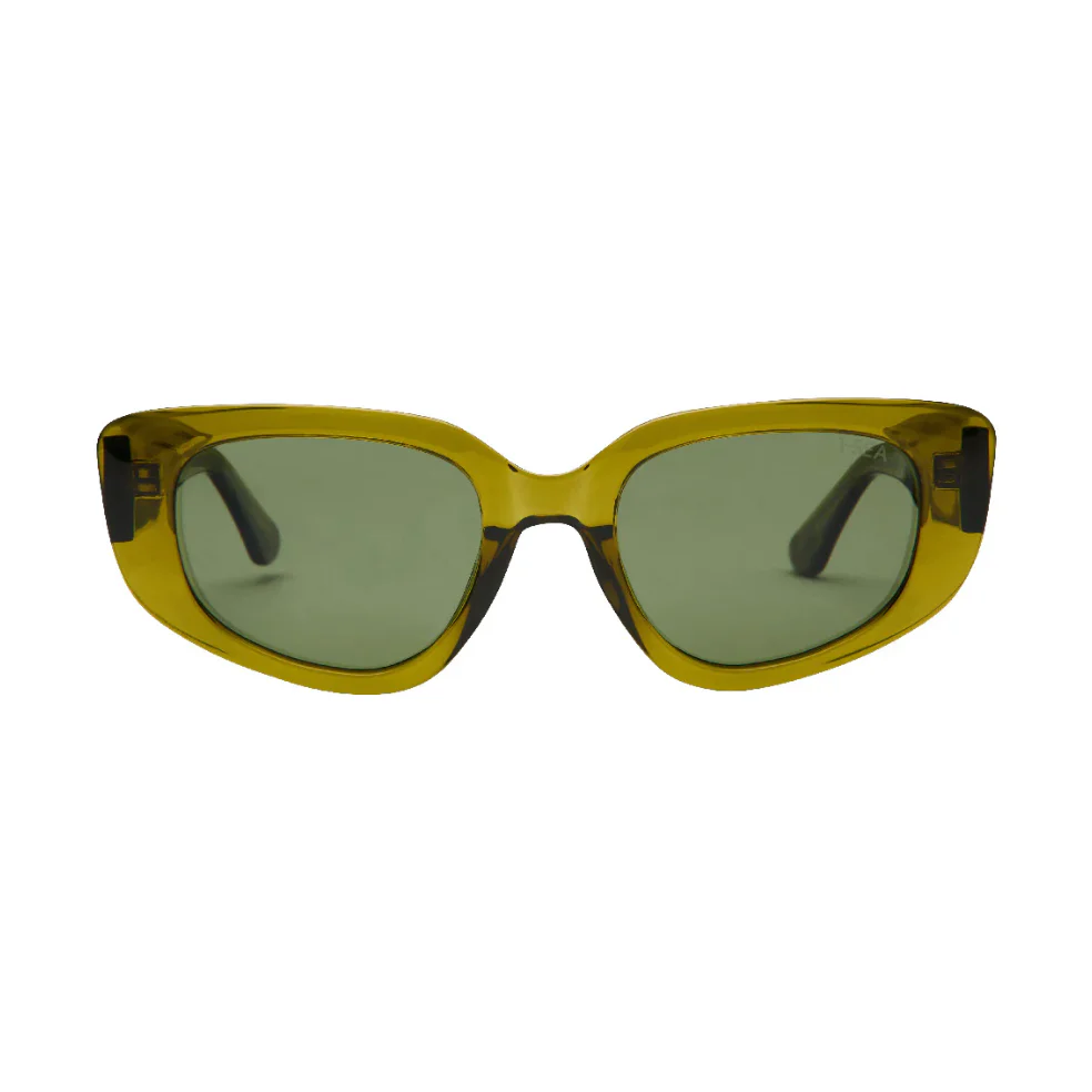 Audrey Sunglass- Olive/ Green