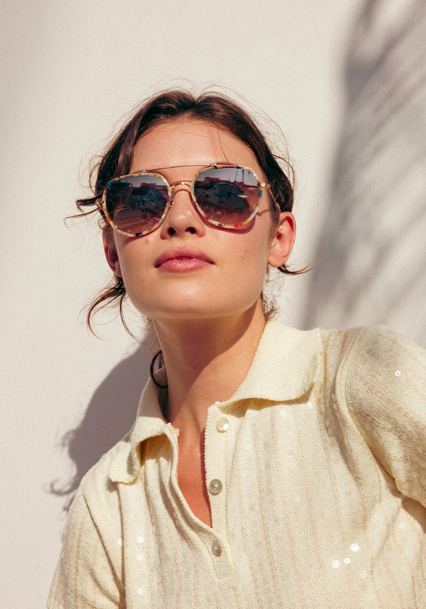 Baker Eyewear- 18K Titanium + Gelato Mirrored - Image 2