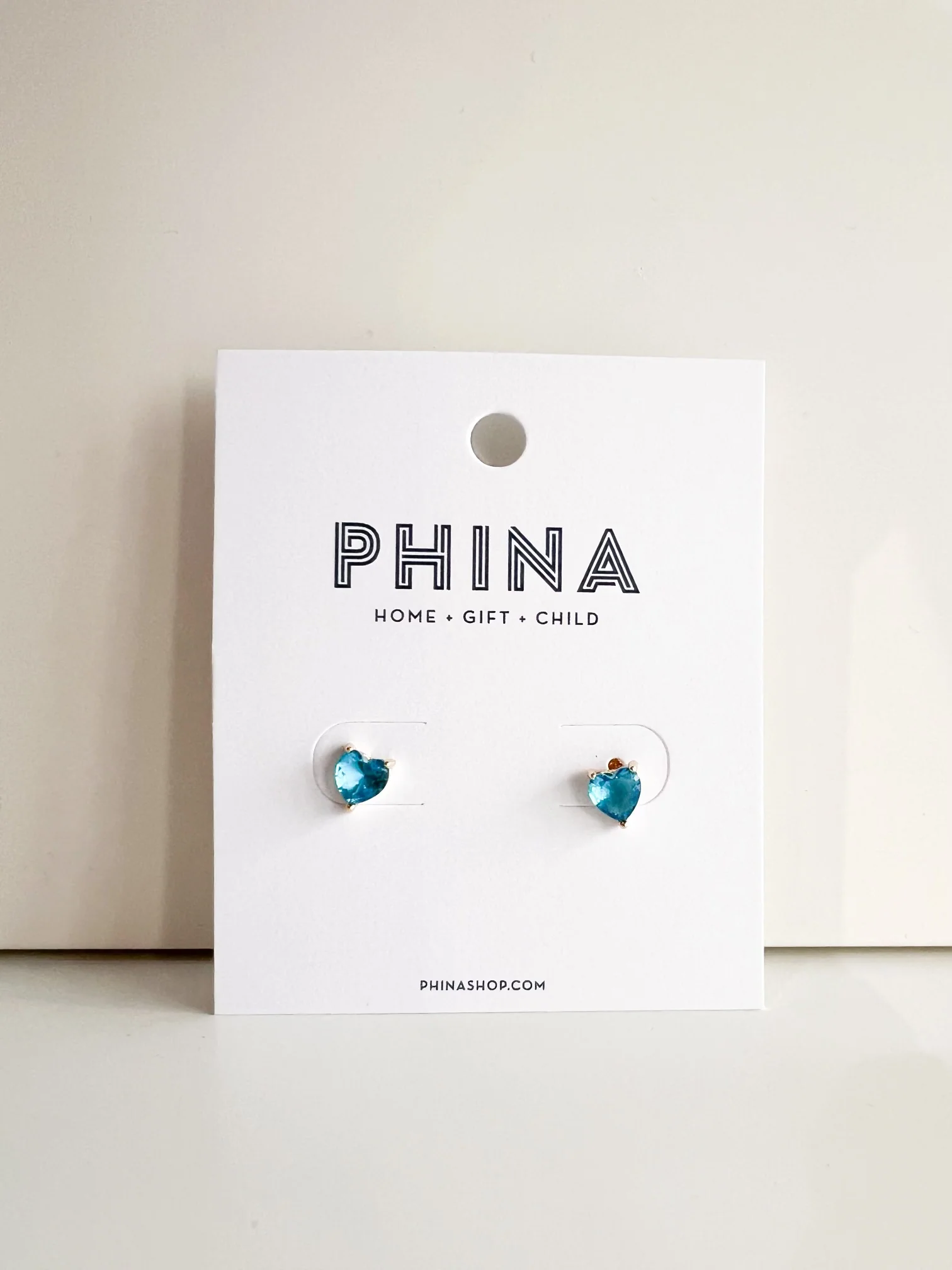 Birthstone Heart Earrings - Image 3