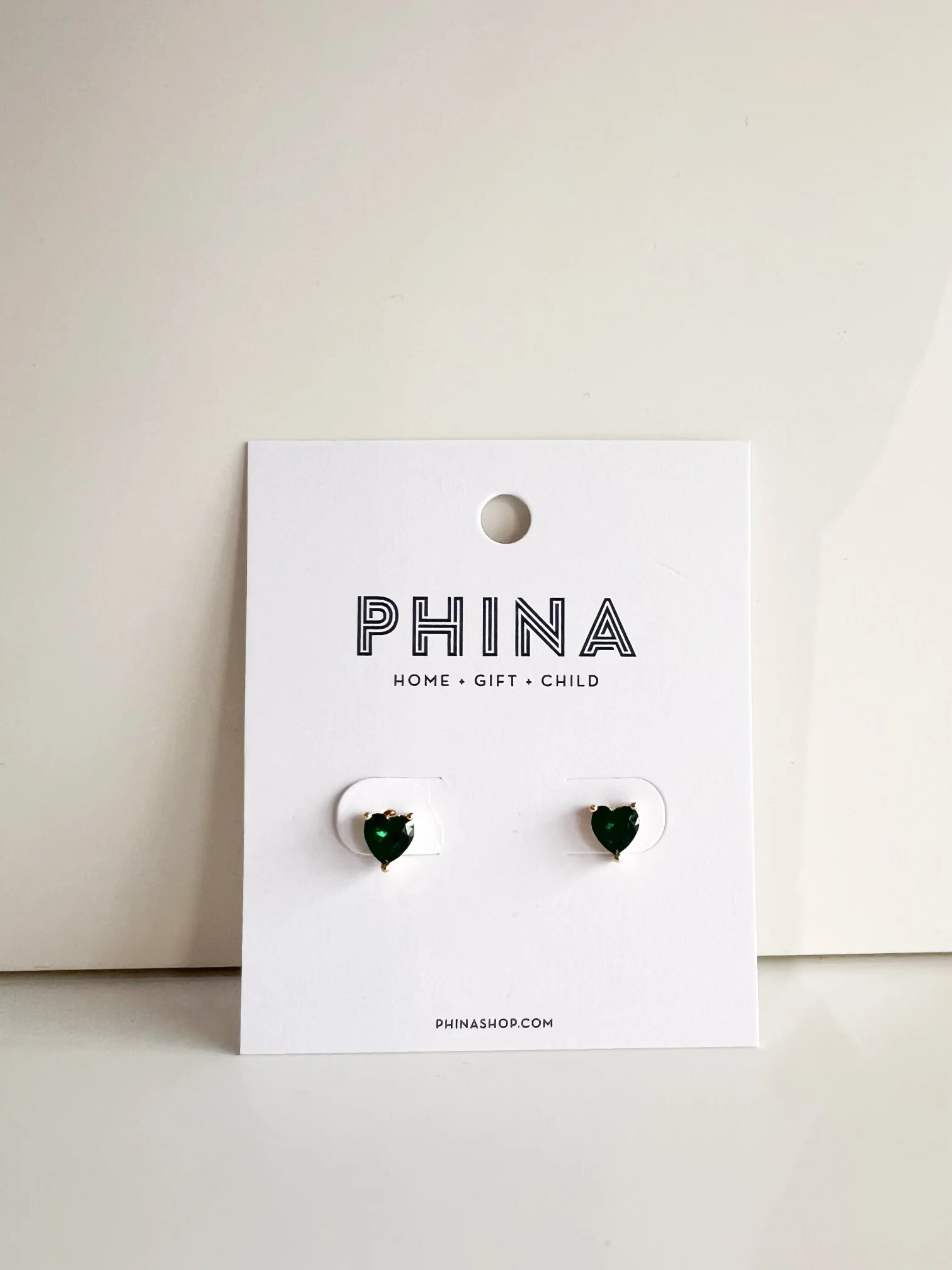 Birthstone Heart Earrings - Image 5