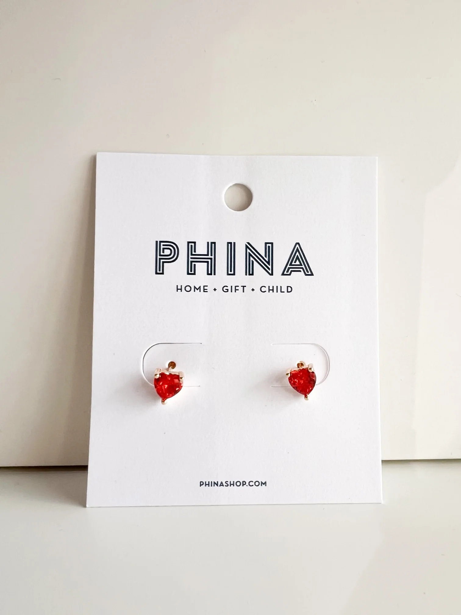 Birthstone Heart Earrings - Image 7