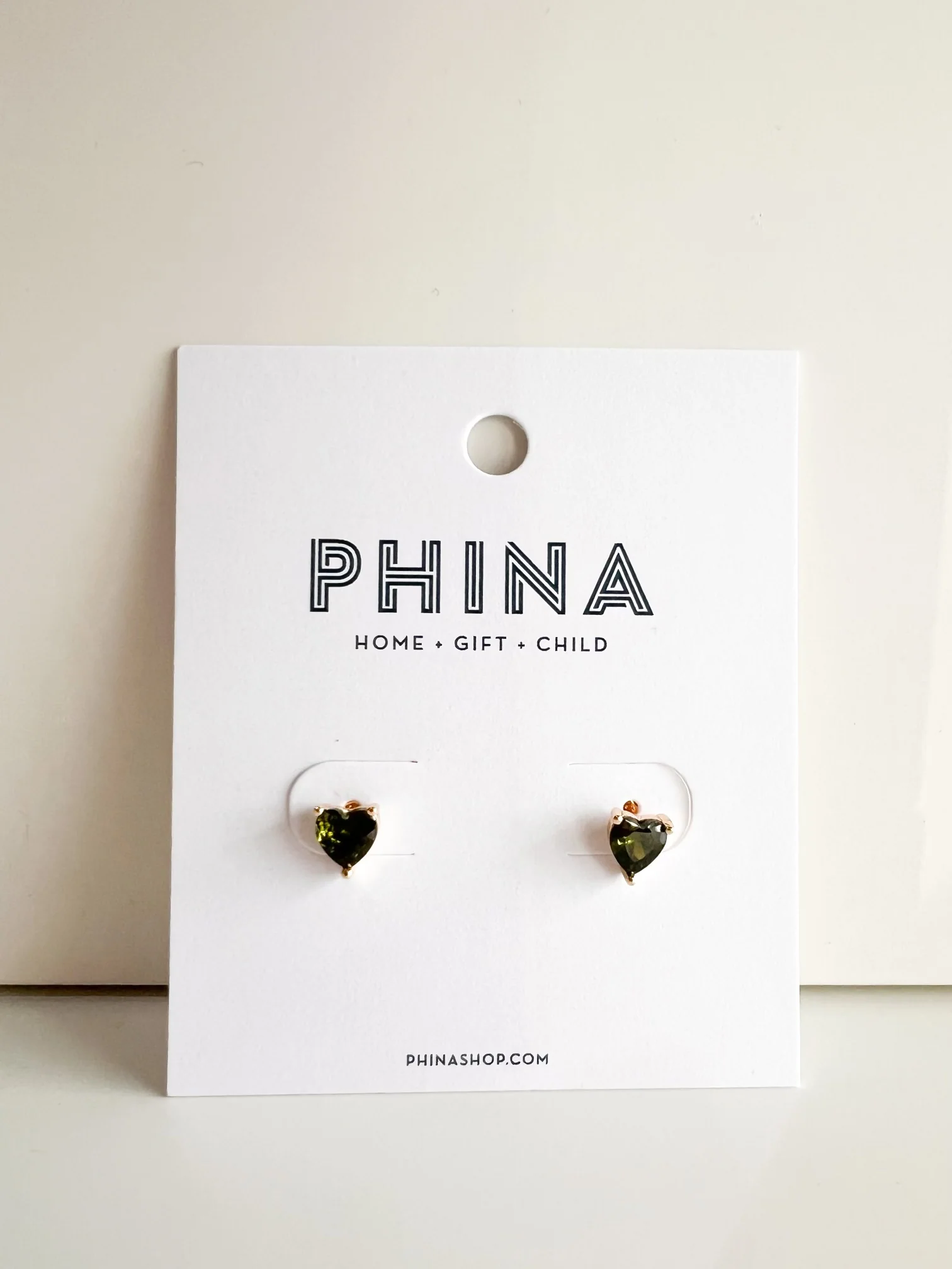Birthstone Heart Earrings - Image 8