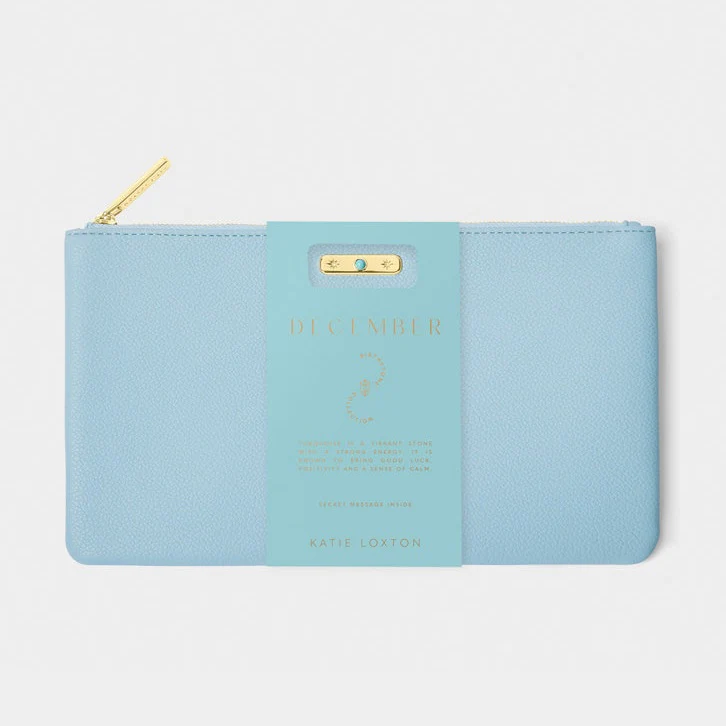 Birthstone Pouch - Dec - Turquoise