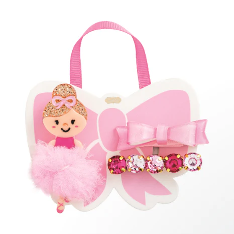 Blonde Ballerina Hair Clip Set