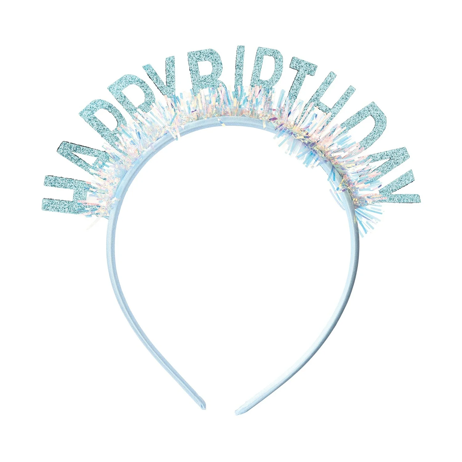 Blue Happy Birthday Headband