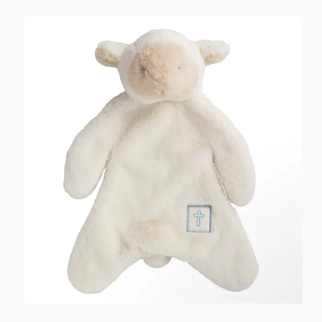 Blue Little Lamb Plush Woobie