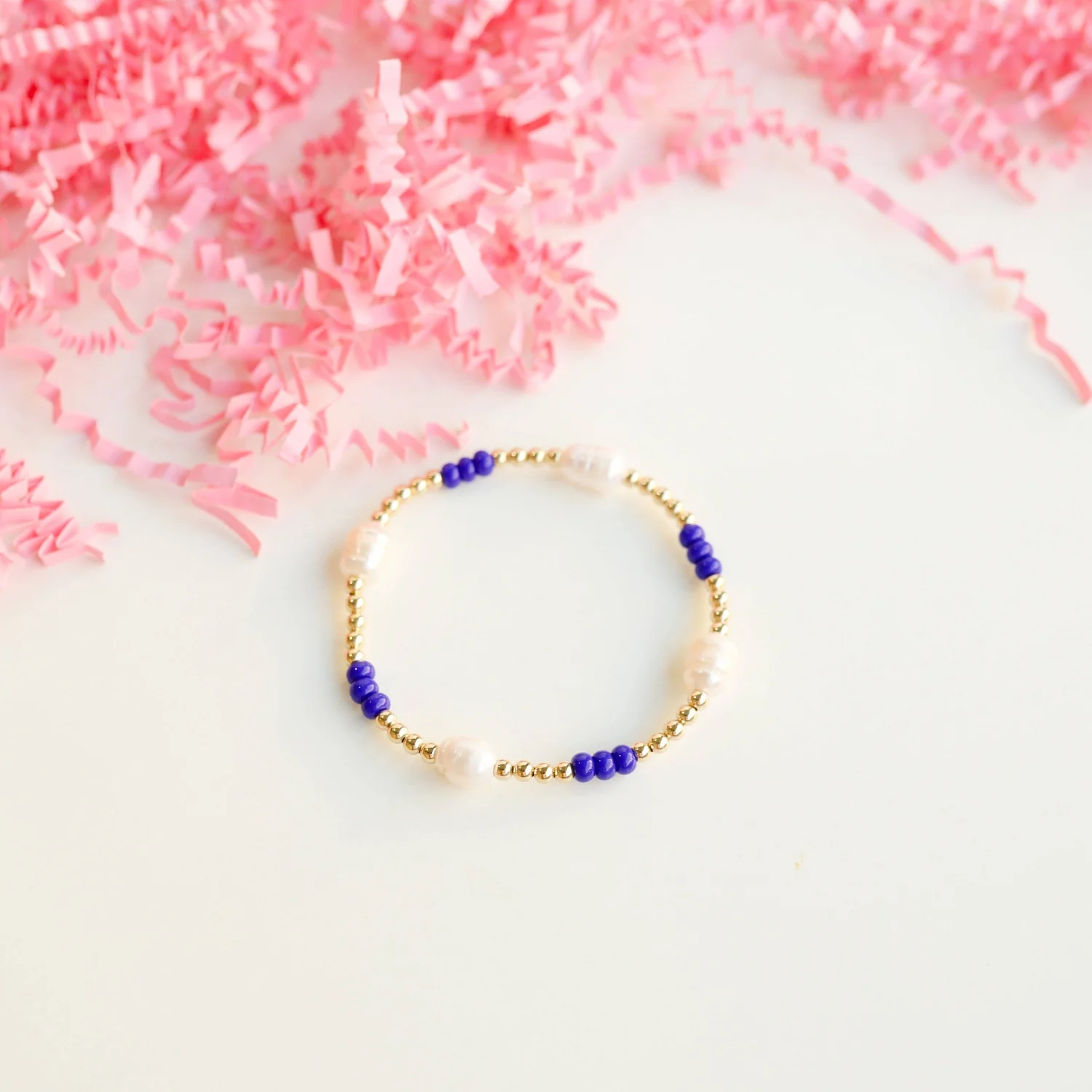 Blue Pearl Poppi Bracelet
