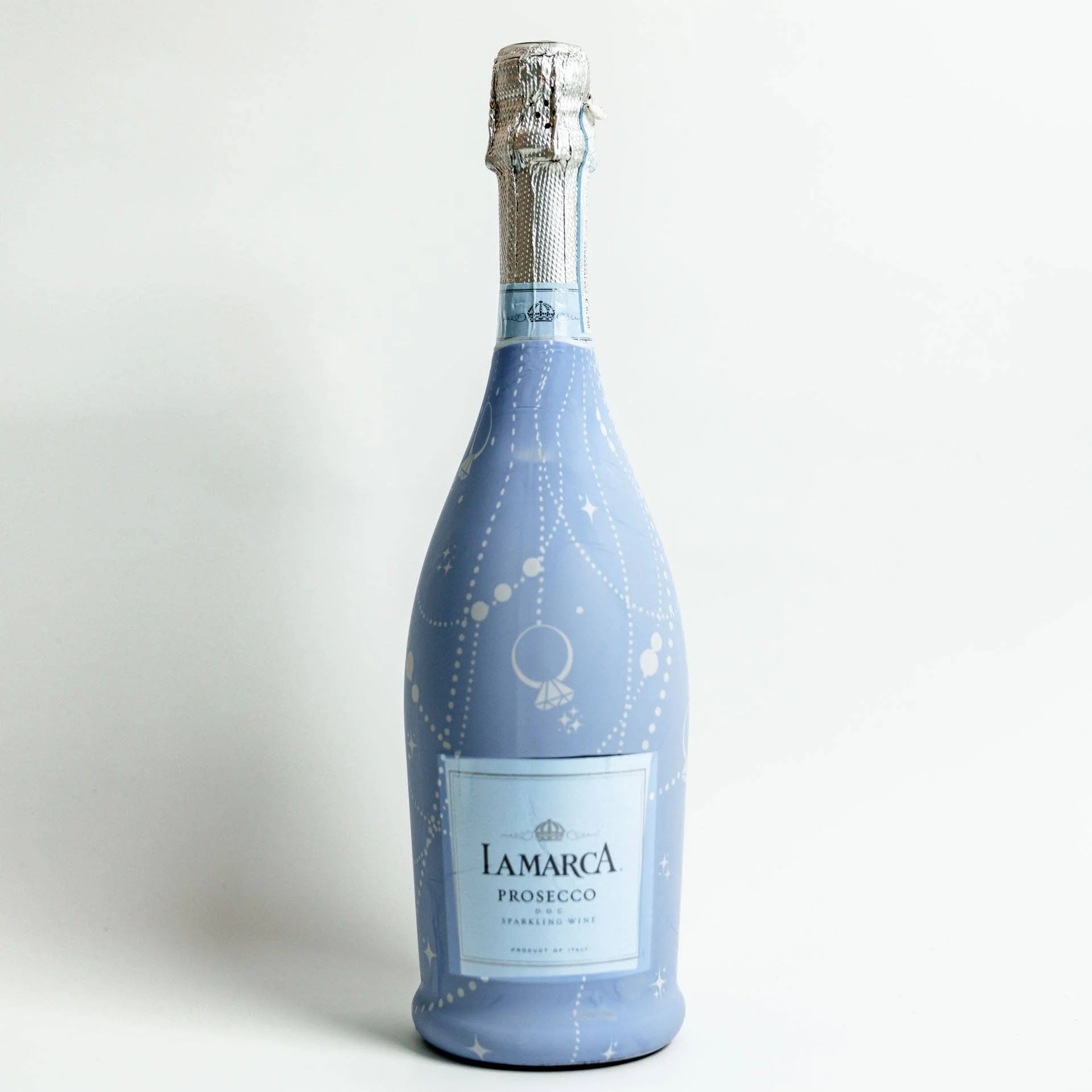 Blue Pearls and Prosecco Bottle Wrap - Prosecco Collection - Image 2