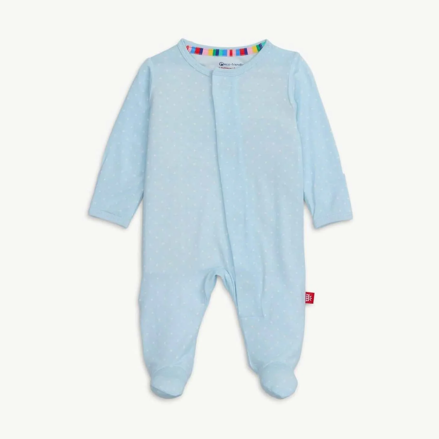 Blue Pin Dot Footie