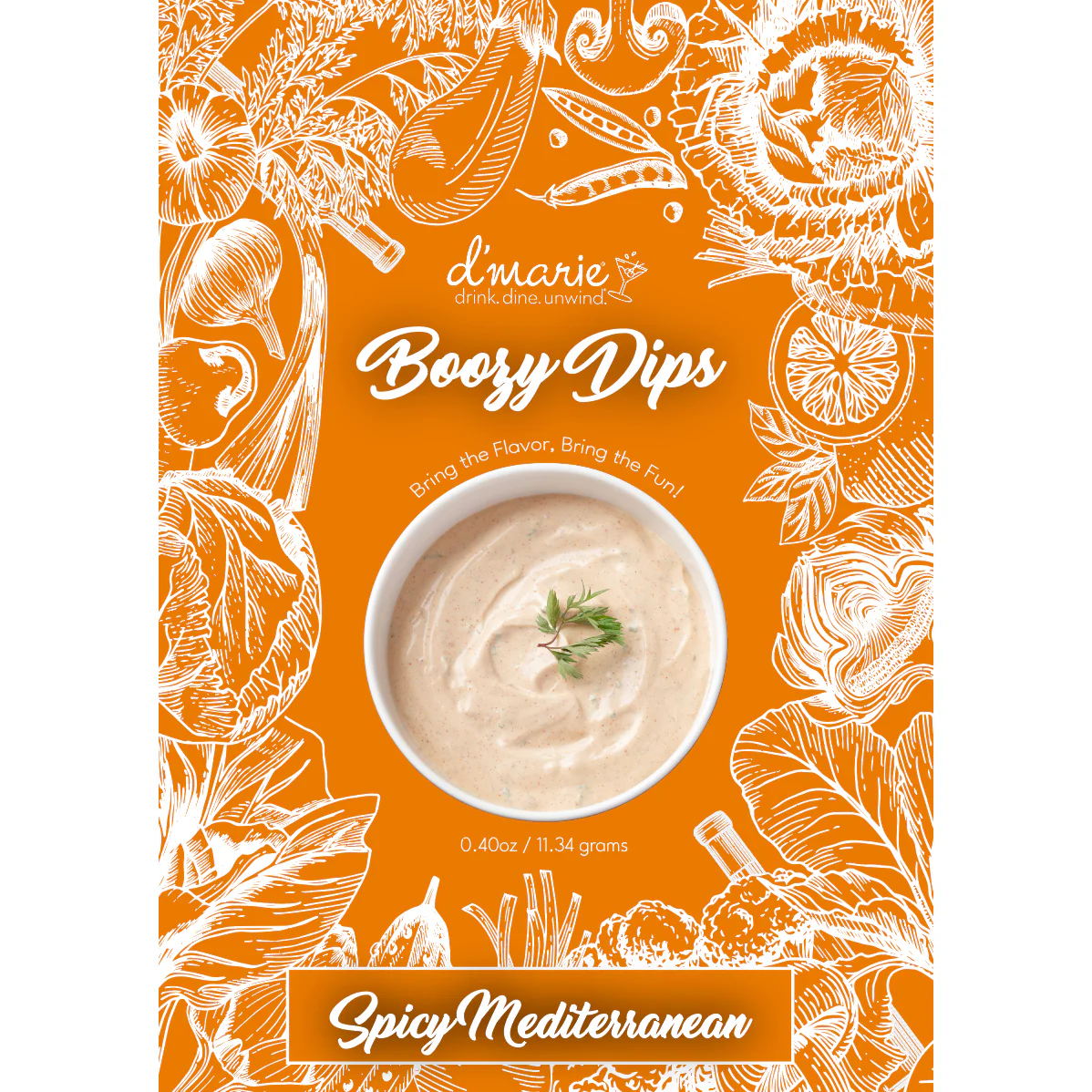 Boozy Mediterranean Dip