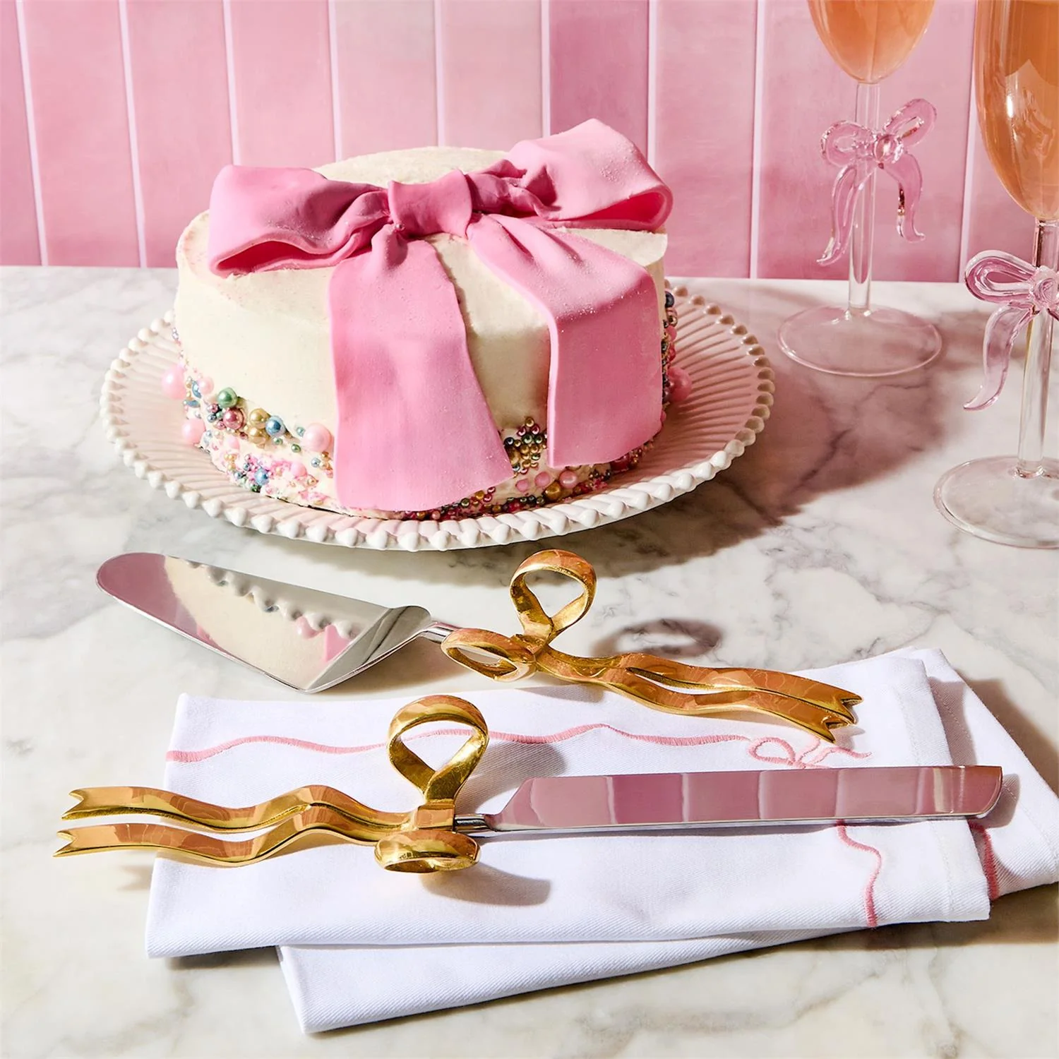 Bow Appetit Cake Server Set - Image 2