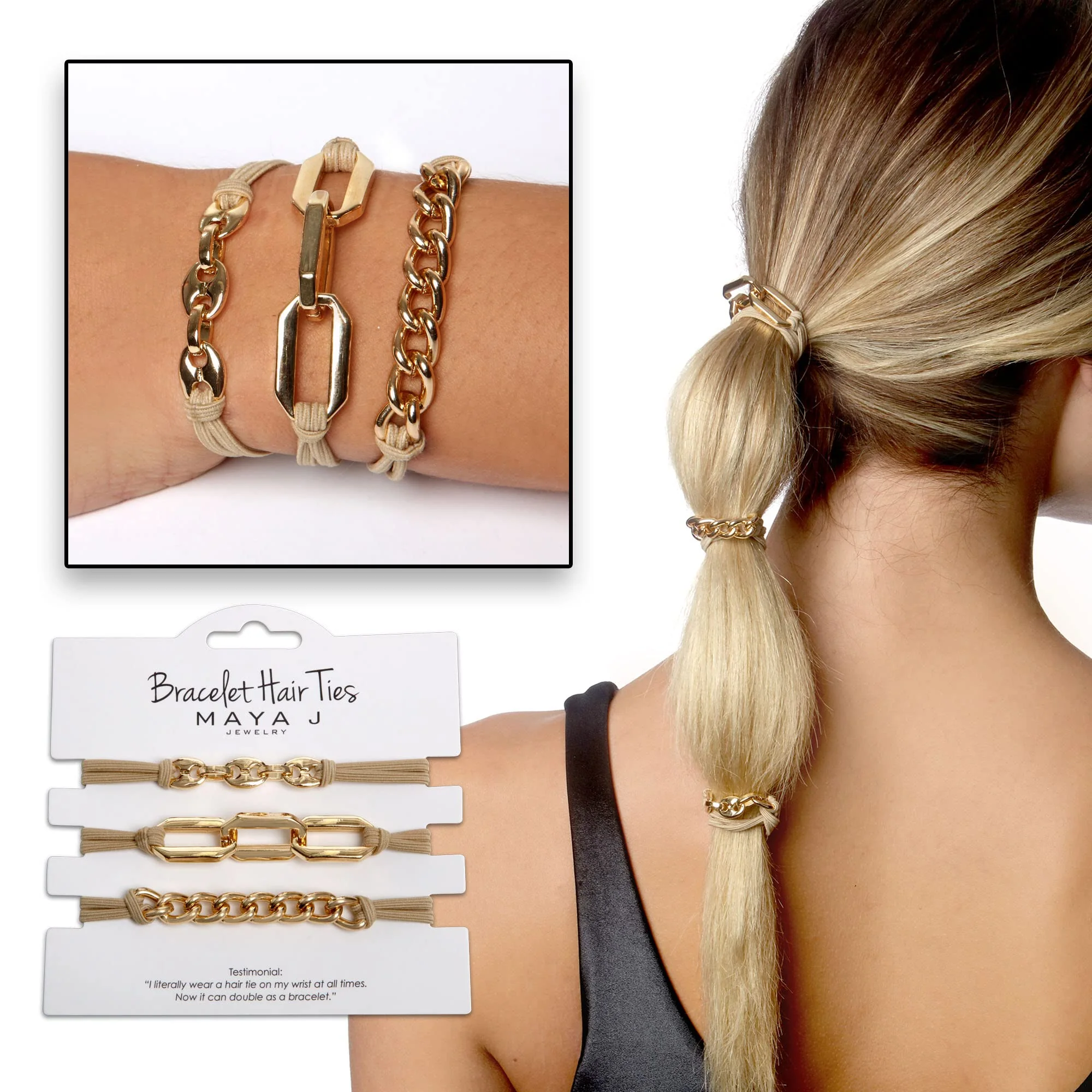 Bracelet Hair Ties (FINAL SALE)