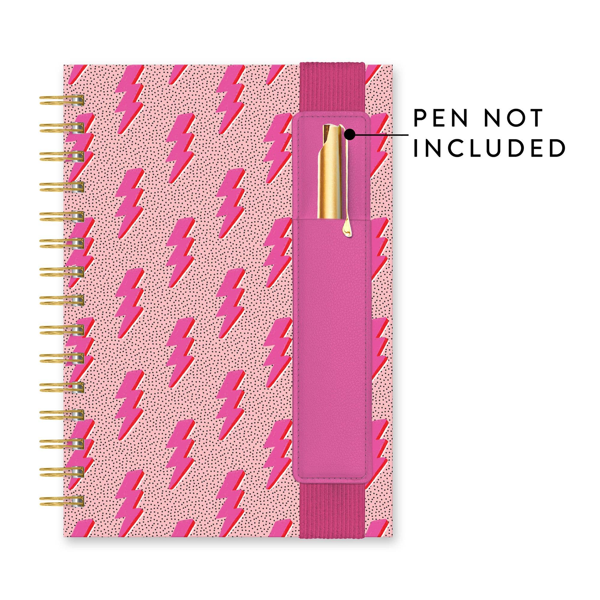 Charged Up Oliver Notebook with Pen Pocket - Image 2