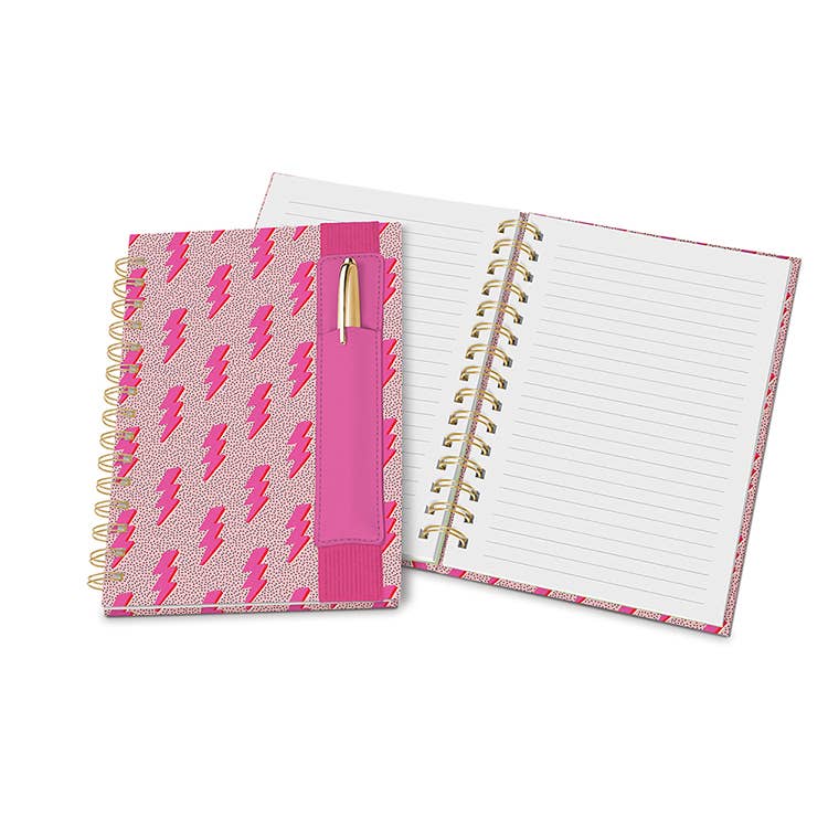 Charged Up Oliver Notebook with Pen Pocket - Image 3
