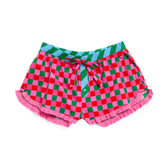 Checkered Boxer Shorts
