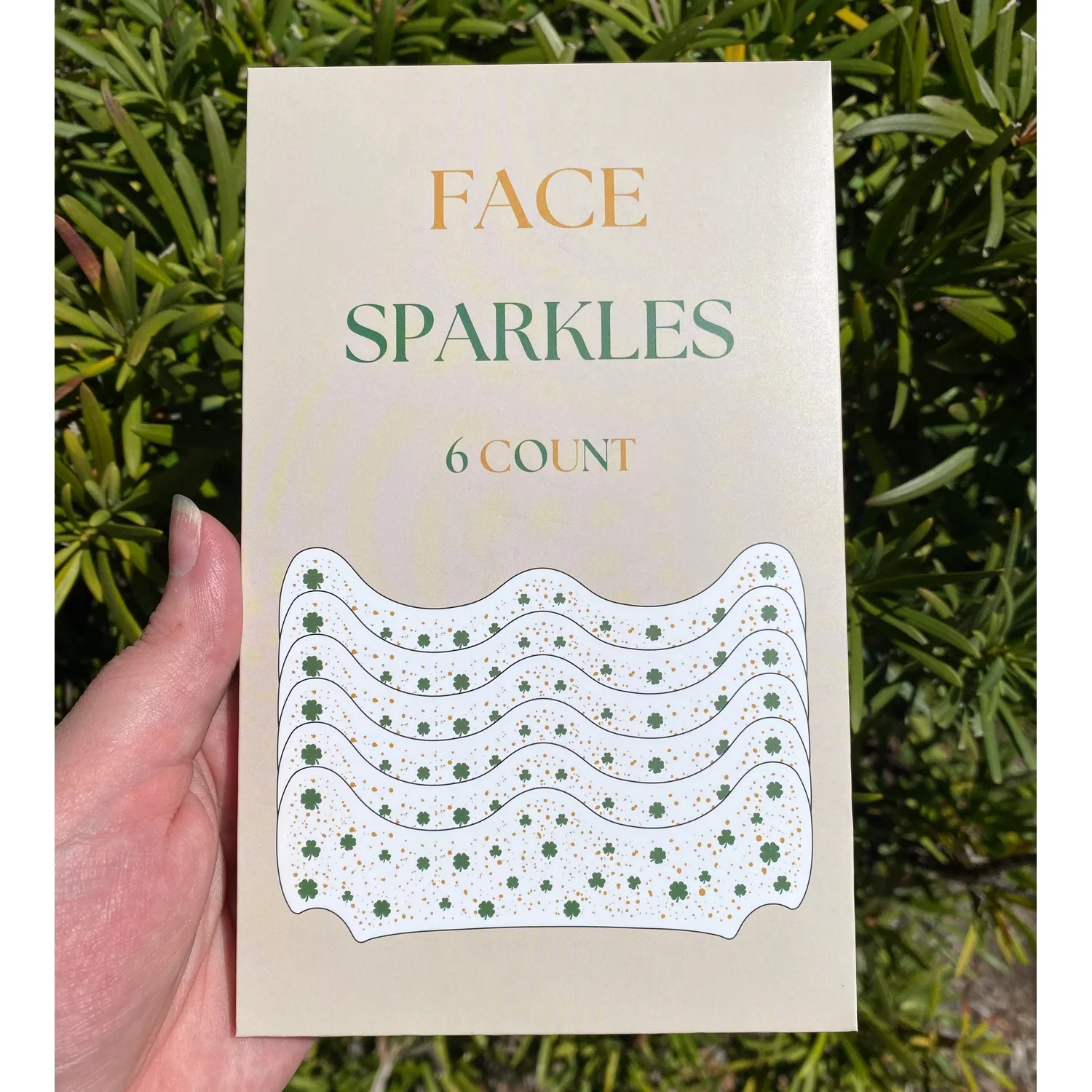 Clover Face Sparkles