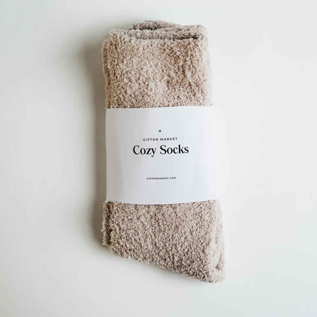 Cozy Cloud Socks - Ivory