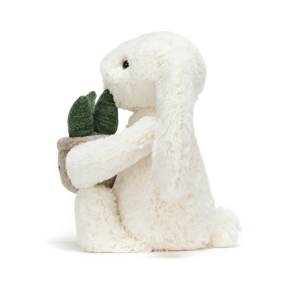 Cream Bunny with Plant - Image 2