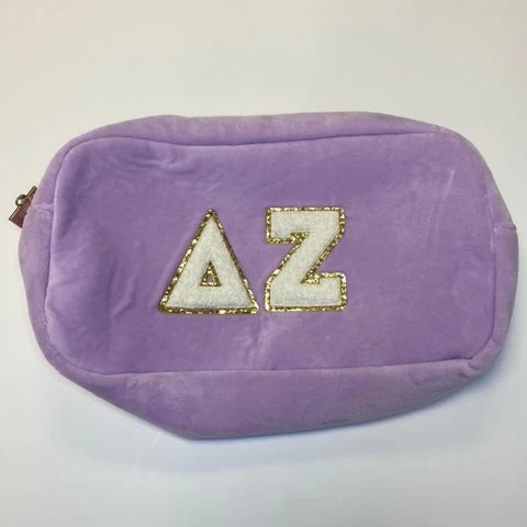 Delta Zeta Cosmetic Pouch - Purple (FINAL SALE)