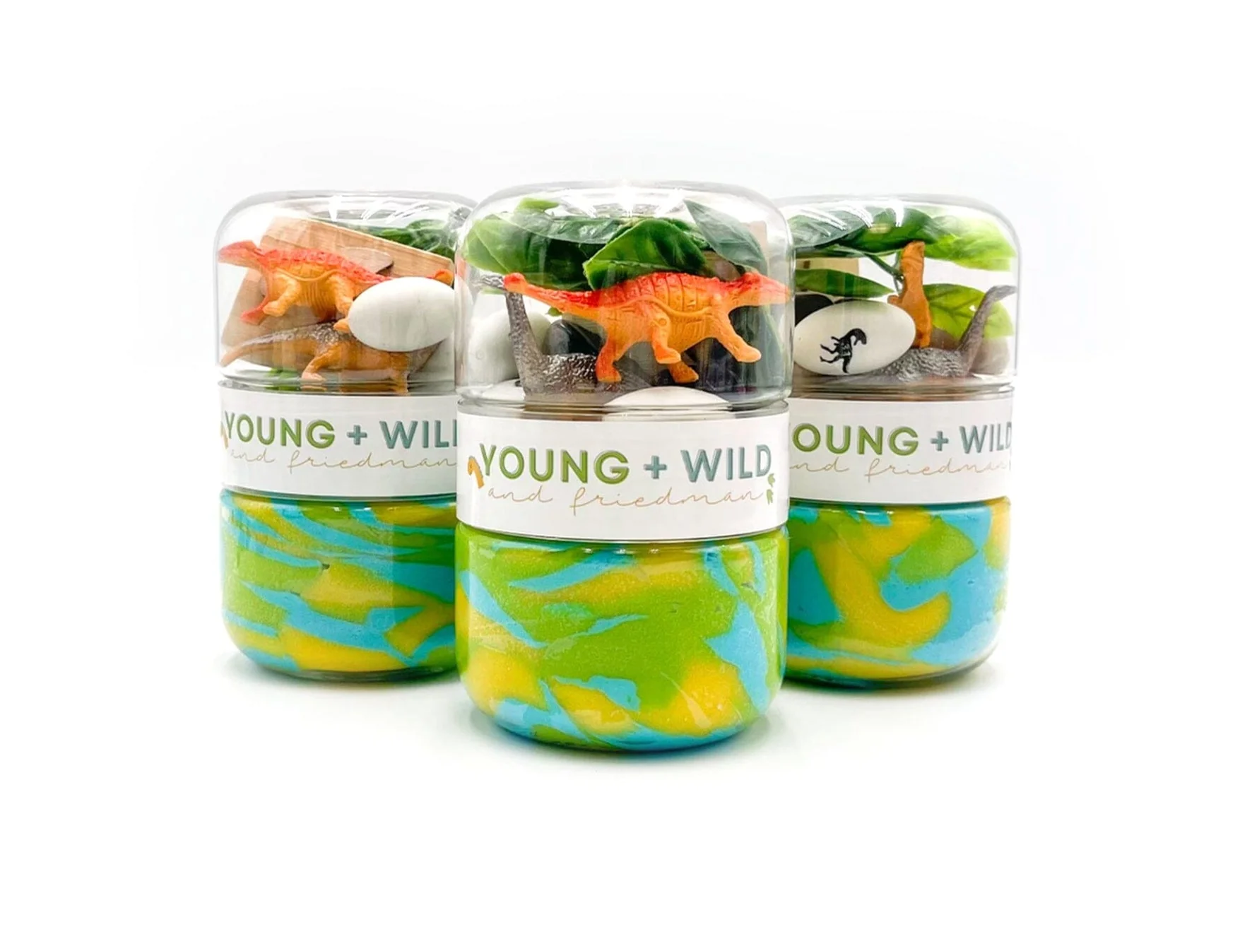 Dinosaur Grab & Go Dough Jar - Image 2