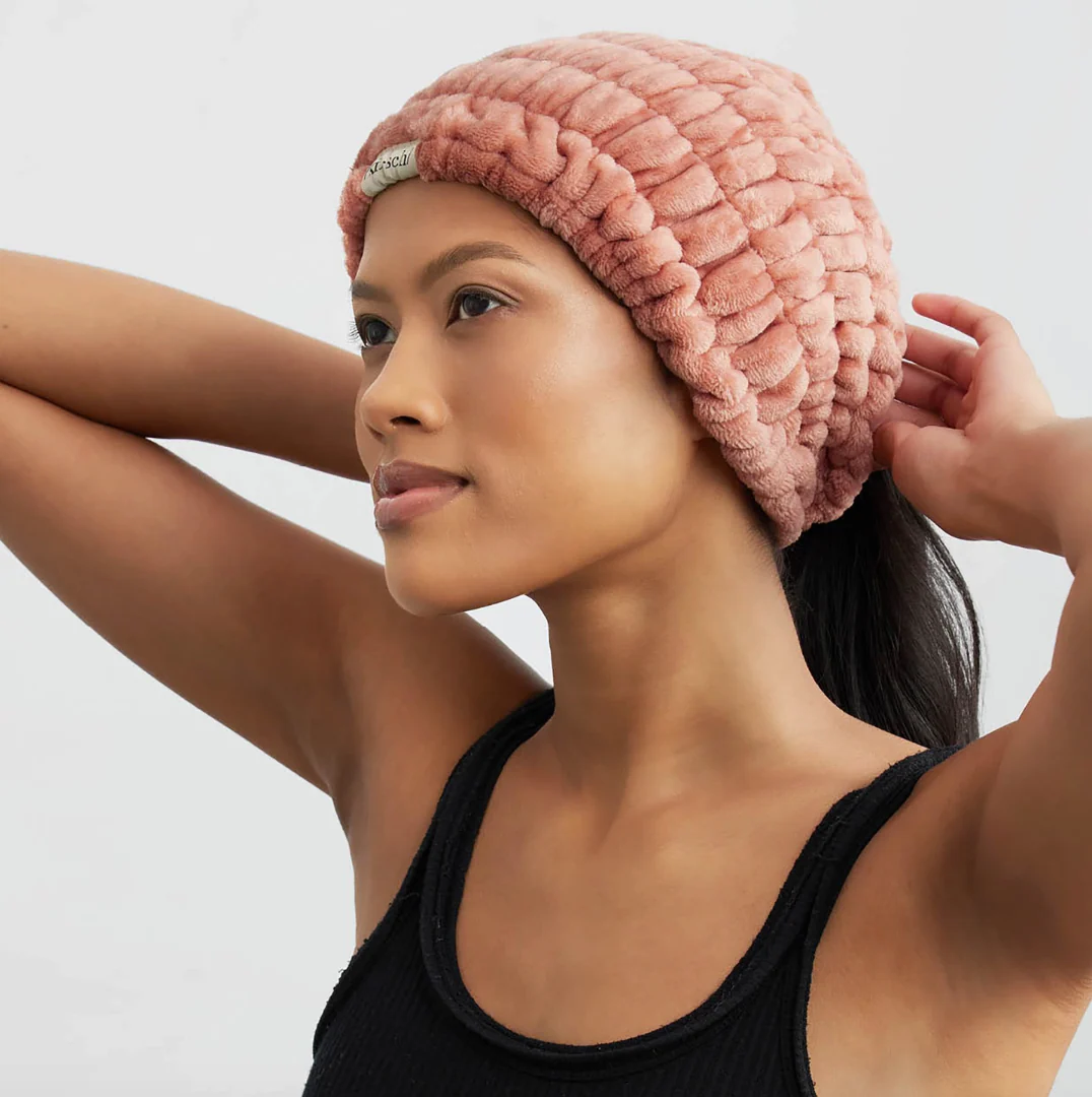 Extra Wide Spa Headband - Dusty Rose - Image 2