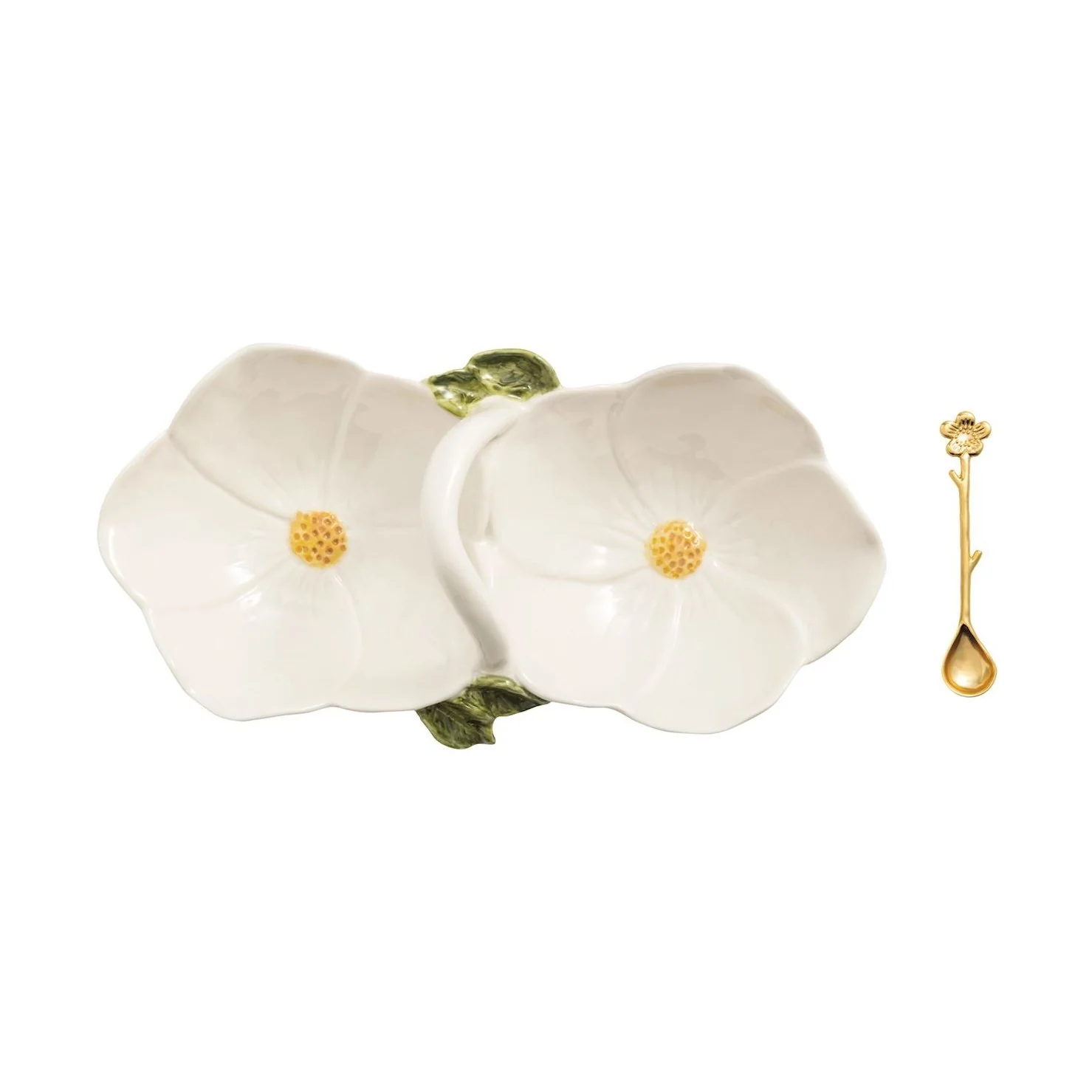 Flower Double Tidbit Set