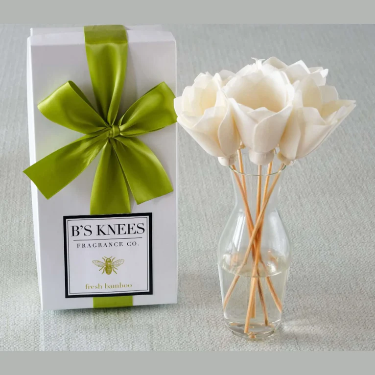 Flower Reed Diffuser- Fresh Bamboo