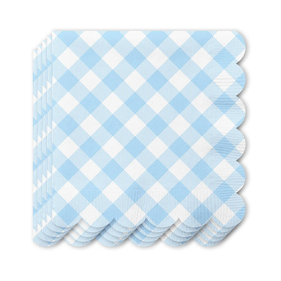Gingham Cocktail Napkins