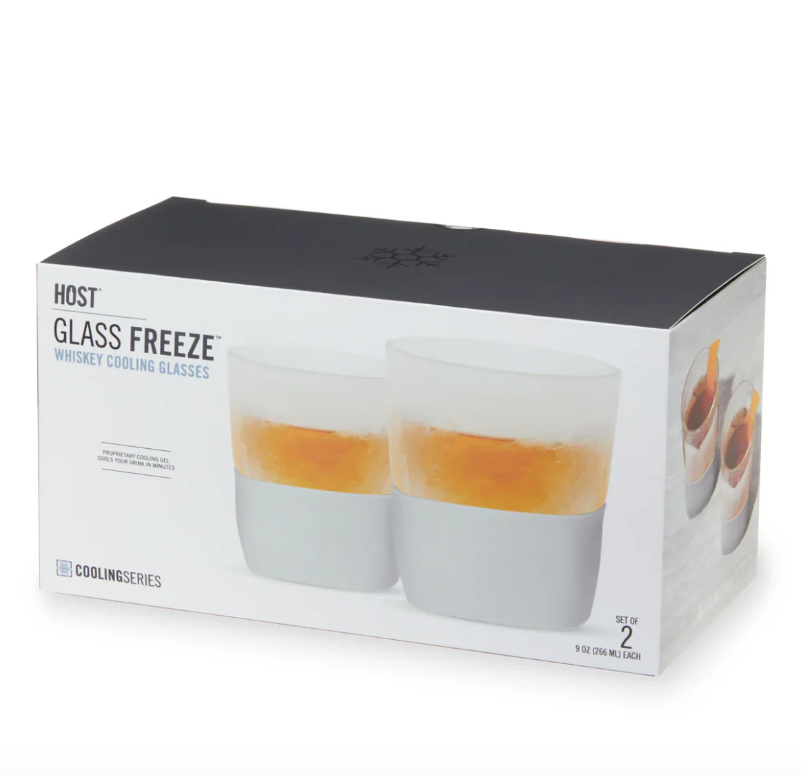 Glass Freeze Whiskey Glass Set - Gray - Image 4