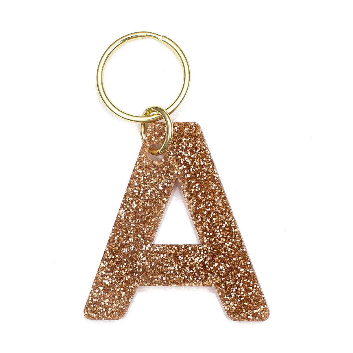 Glitter Initial Keychain (FINAL SALE)