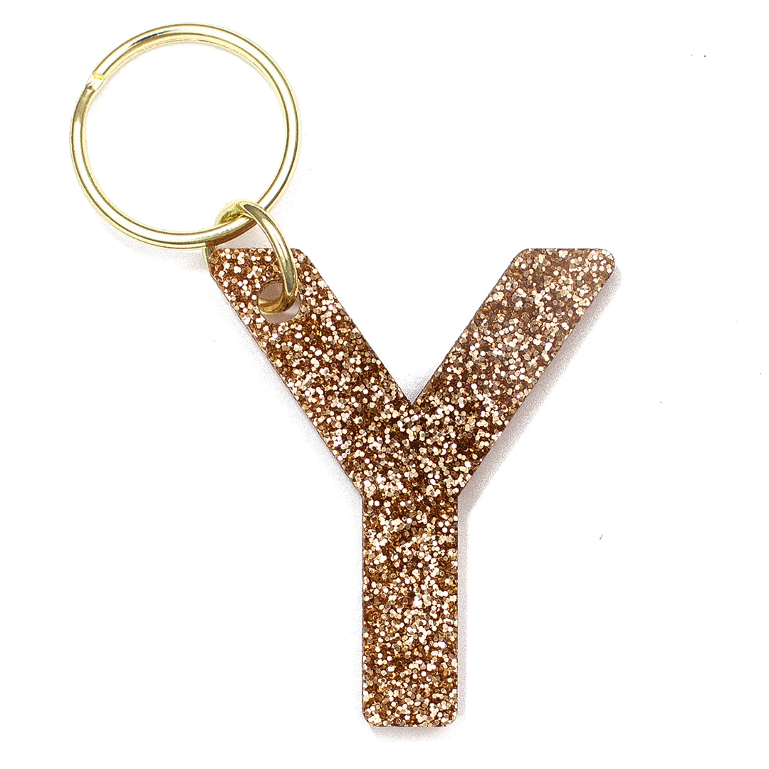 Glitter Initial Keychain (FINAL SALE) - Image 23