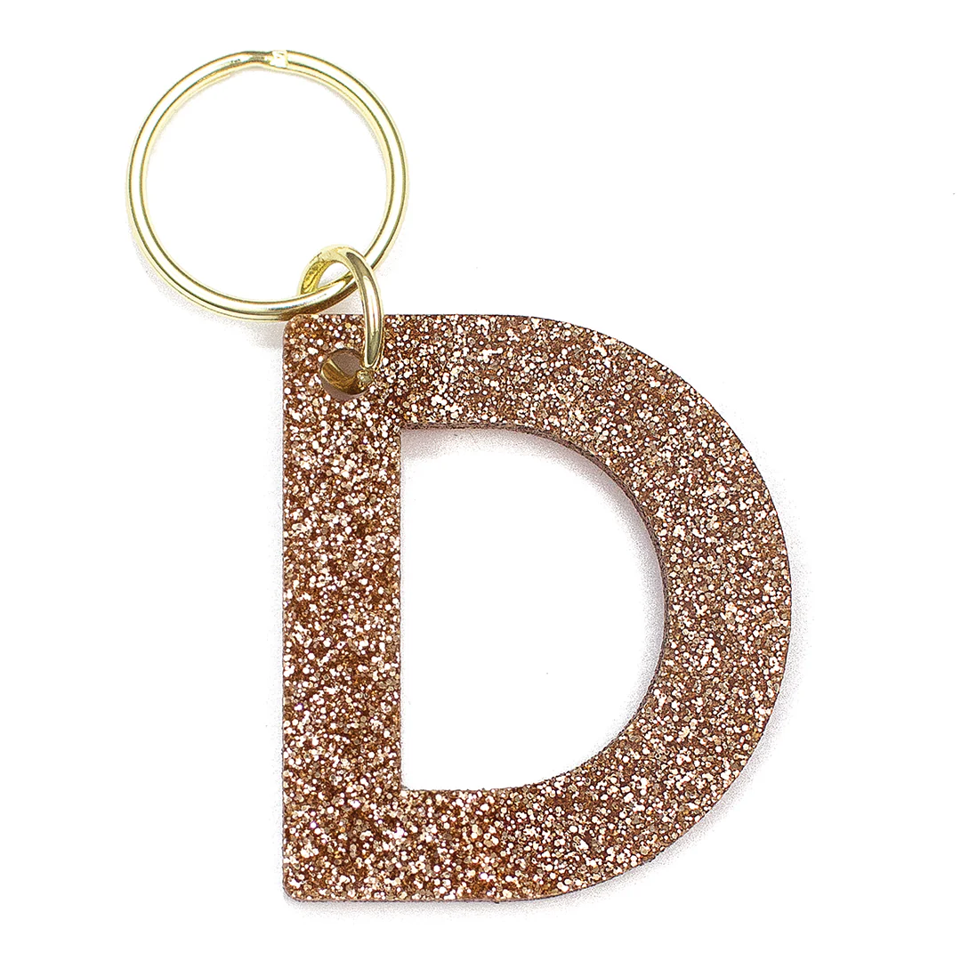 Glitter Initial Keychain (FINAL SALE) - Image 4