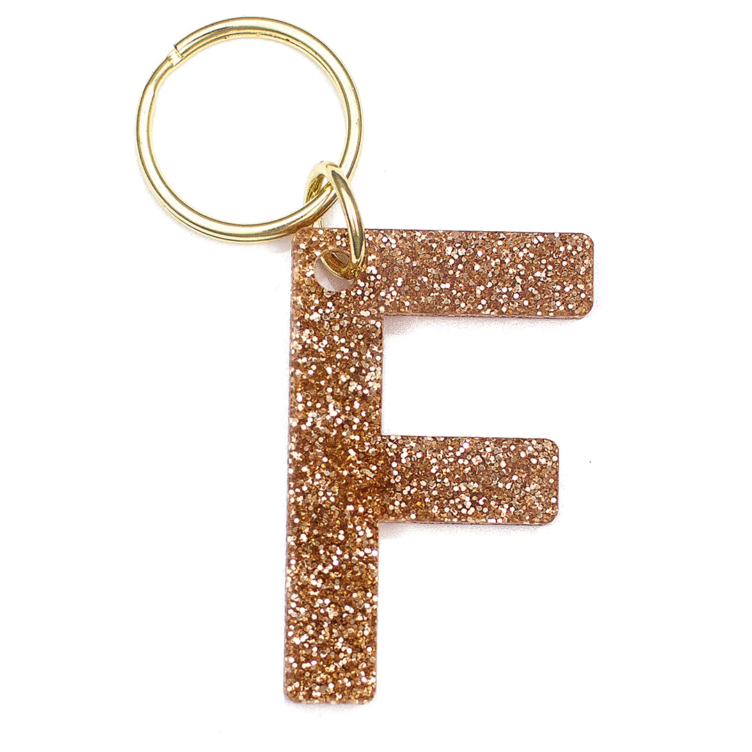 Glitter Initial Keychain (FINAL SALE) - Image 6