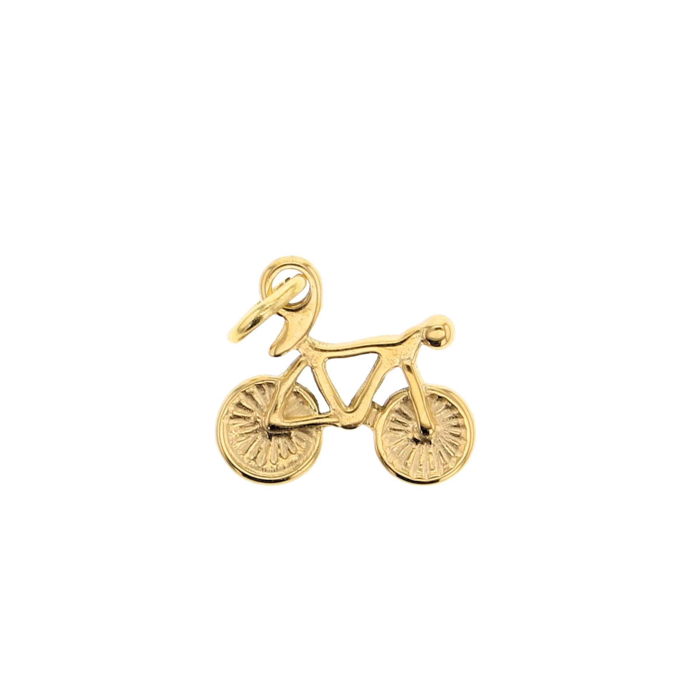 Gold Bicycle Charm