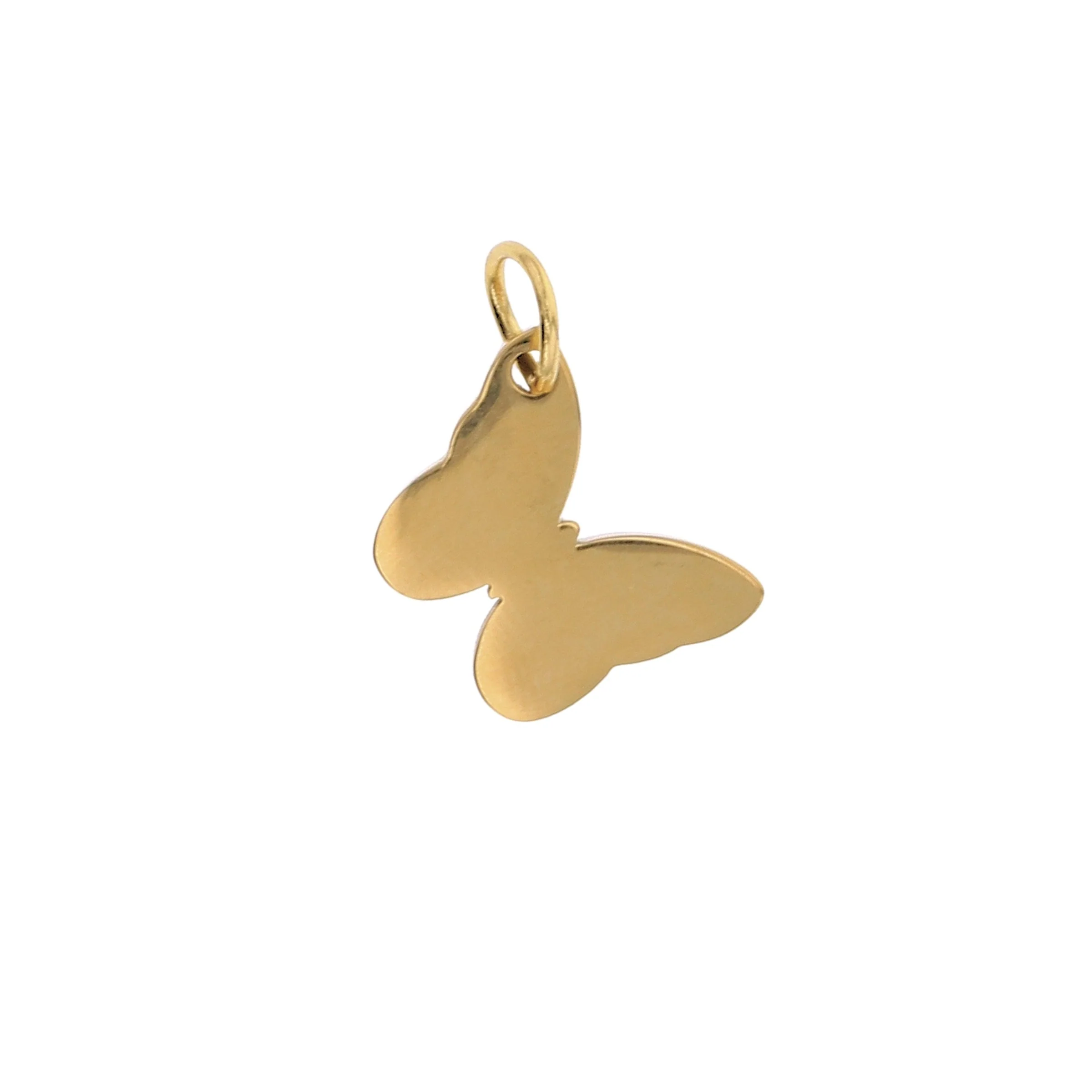 Gold Cut Out Butterfly Charm
