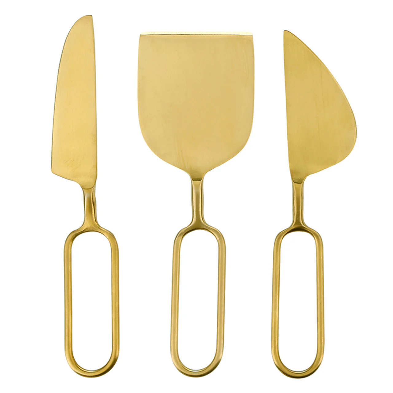 Gold Handle Cheese Knives - Image 2