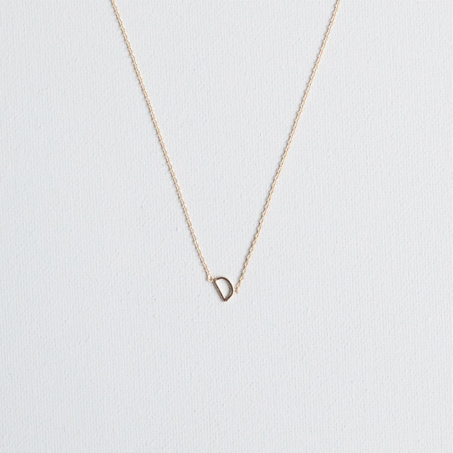 Gold Initial Necklace (FINAL SALE) - Image 4