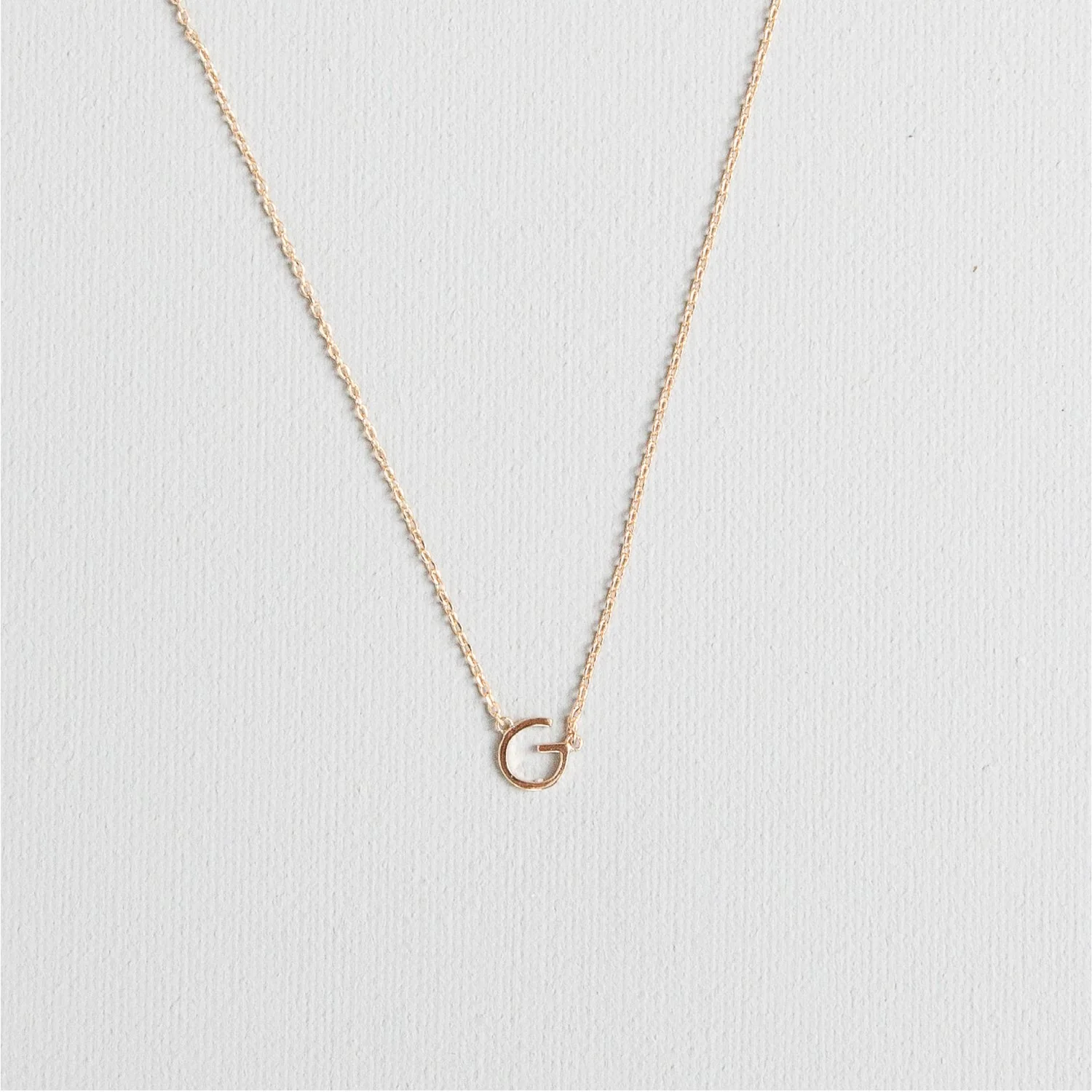 Gold Initial Necklace (FINAL SALE) - Image 7