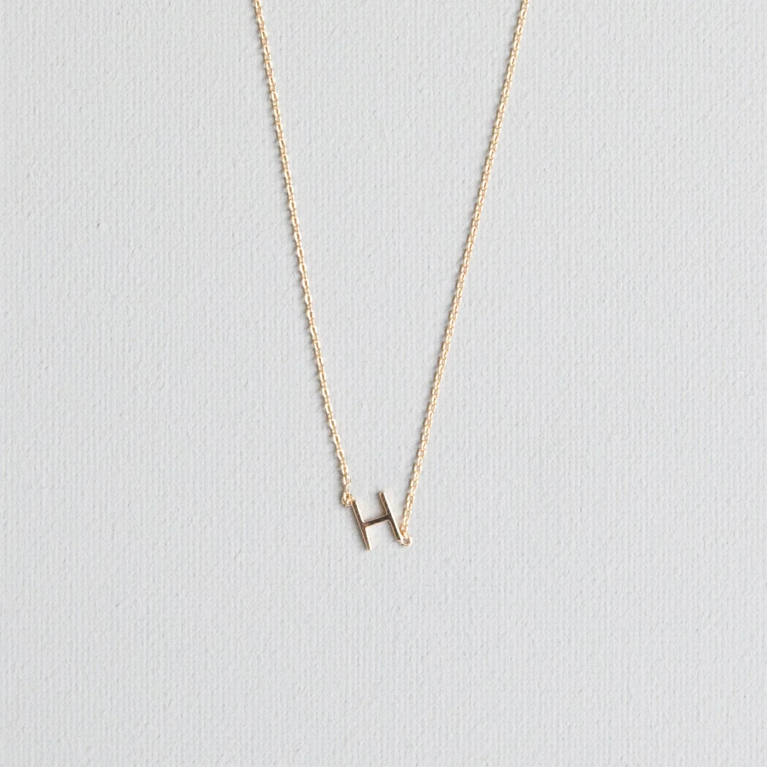 Gold Initial Necklace (FINAL SALE) - Image 8