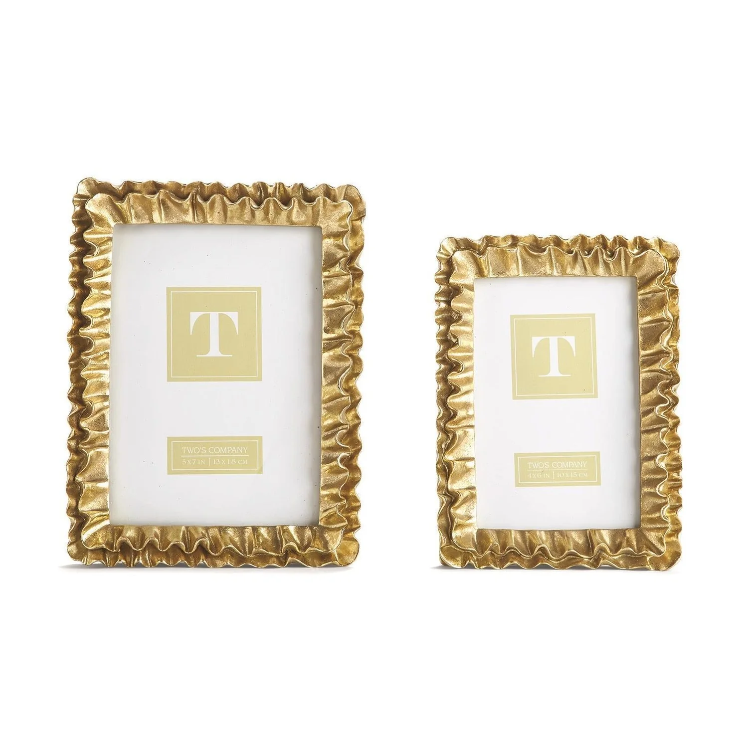 Gold Ruffle Frame