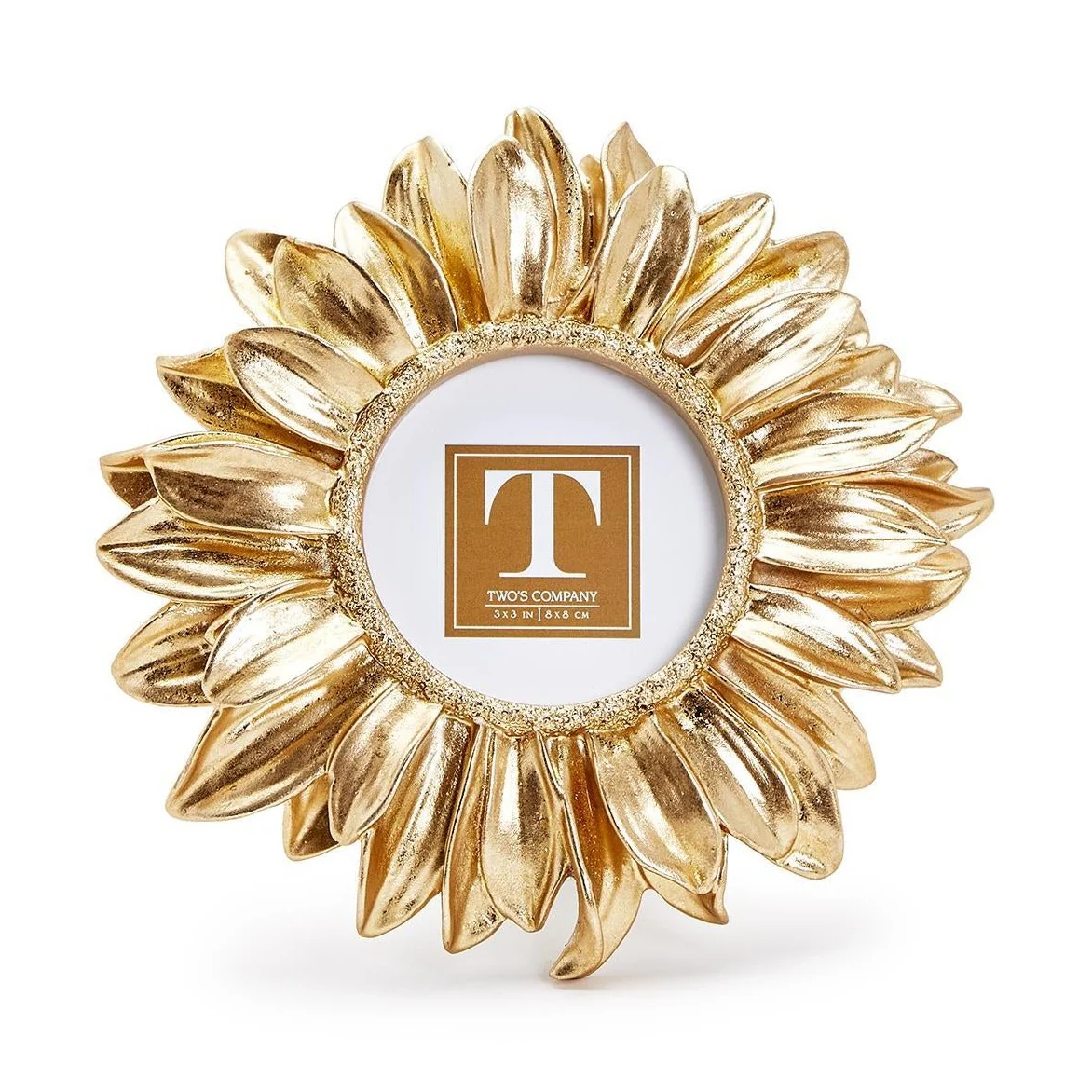 Gold Sunflower 3x3 Frame