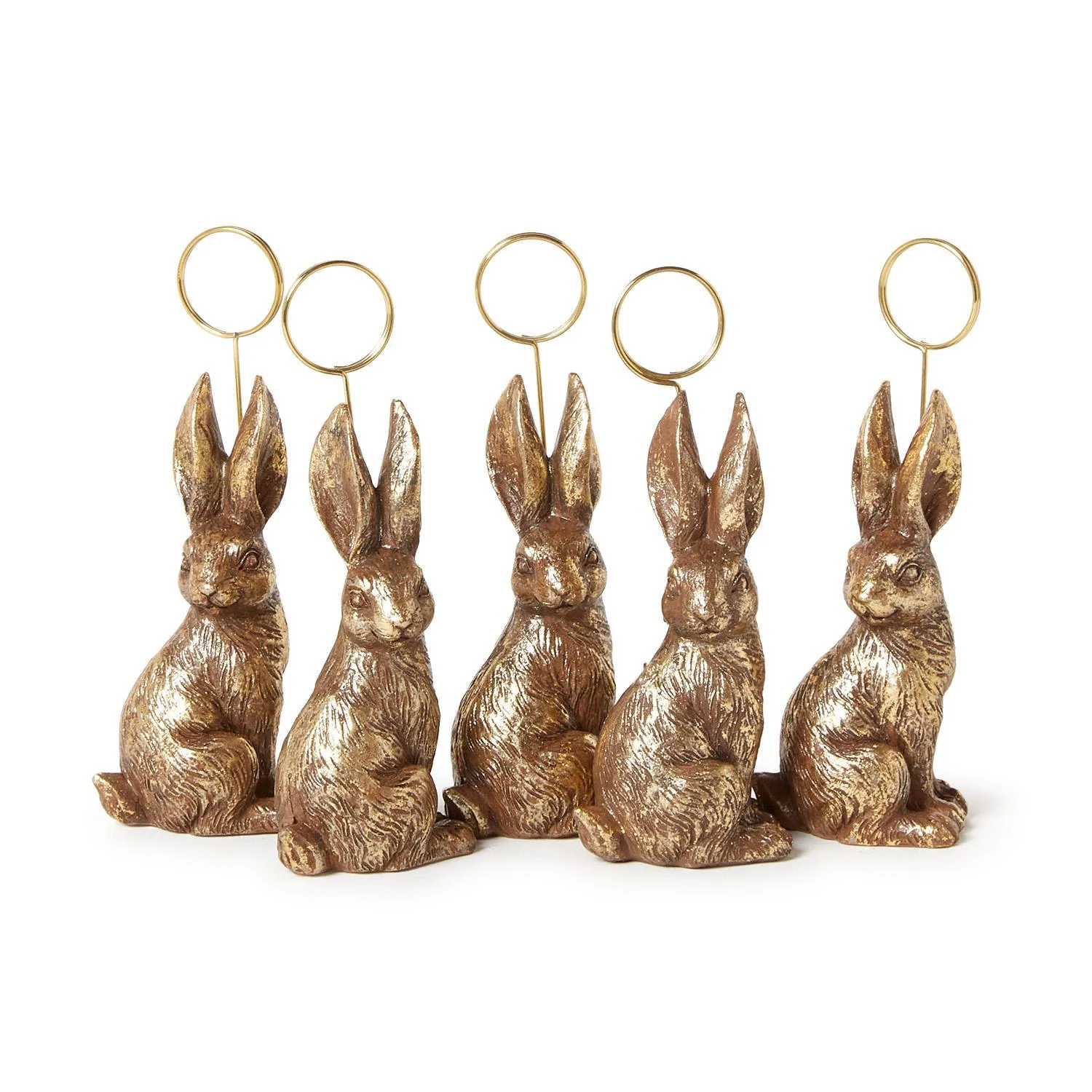 Golden Bunny Place Card / Photo Holder - Image 3