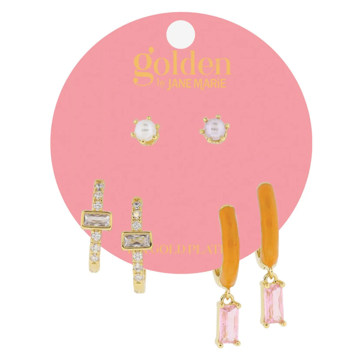 Golden Earrings Set (FINAL SALE) - Image 6