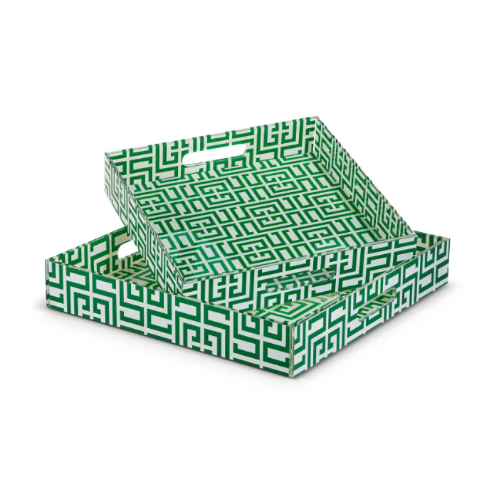 Green Greek Tray - Lg
