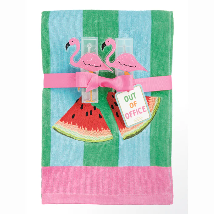 Green Terry Cloth Towel Set