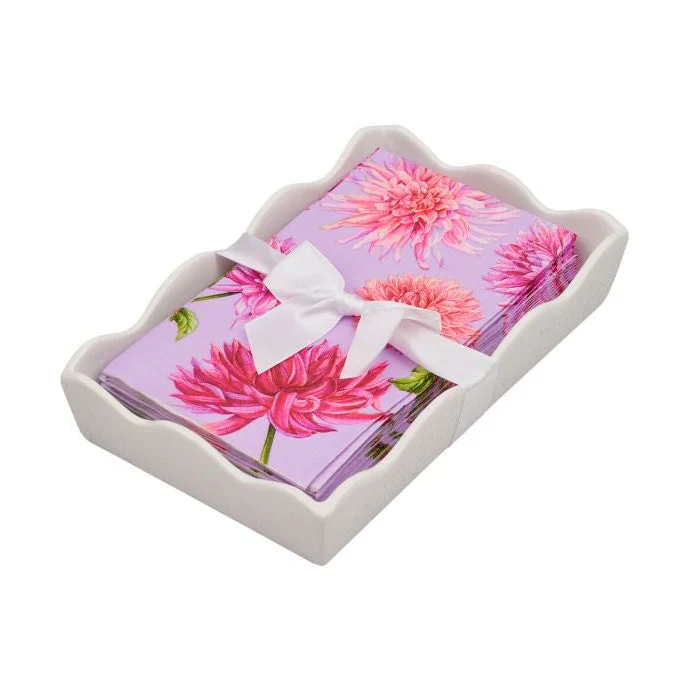 Guest Towel Tray Set  - Dahlia