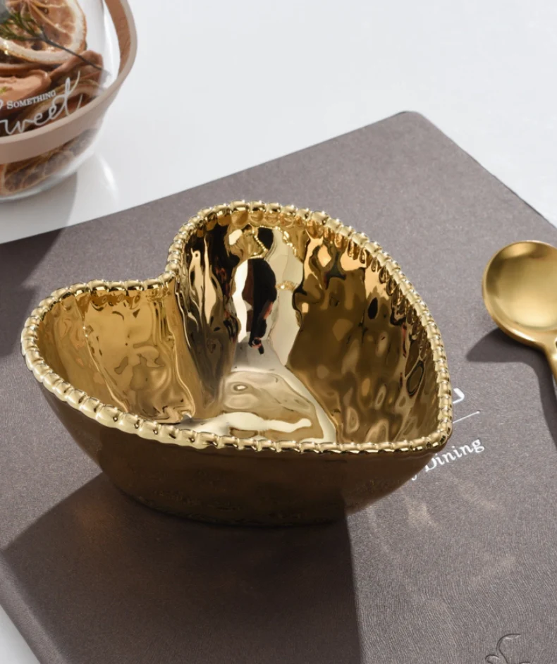 Heart Bowl Gold - Image 3